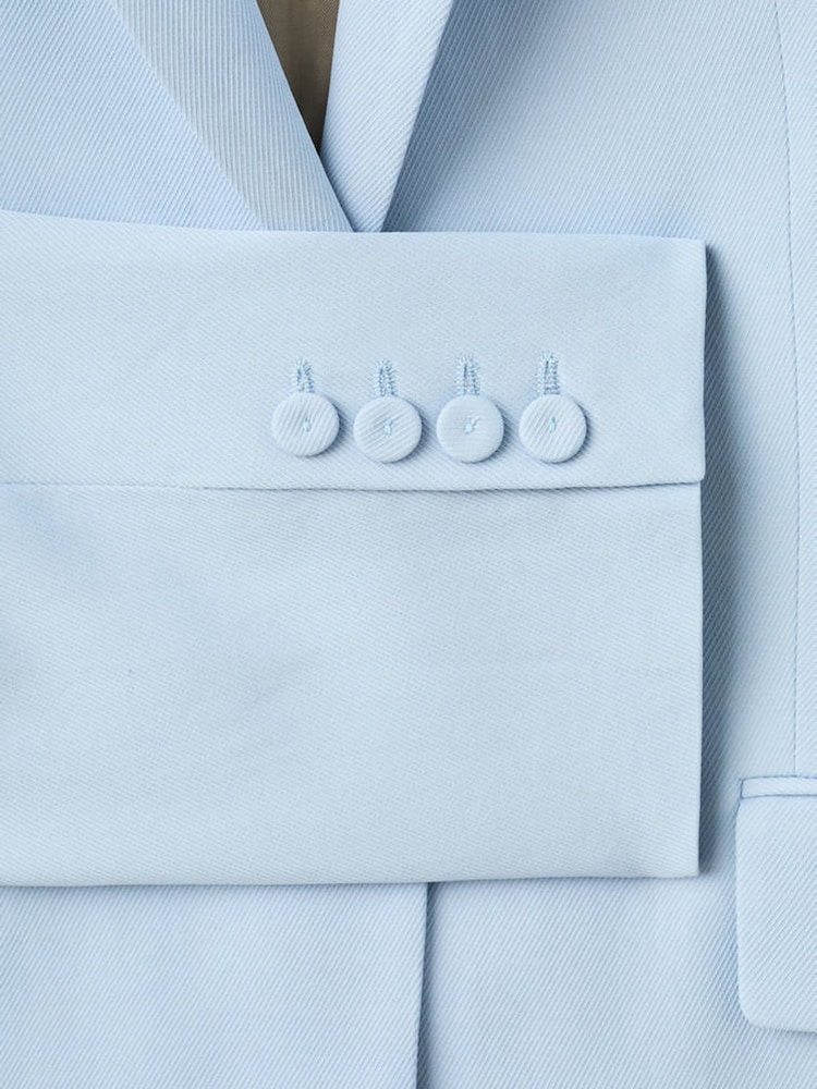 Mango Blue Suit Blazer - Image 7 of 7