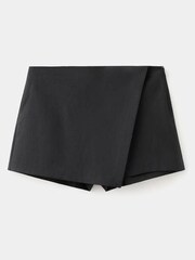Mango Grey Linen Blend Skirt - Image 5 of 7