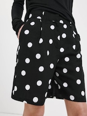 Mango Black Tailored Bermuda Shorts - Image 3 of 6