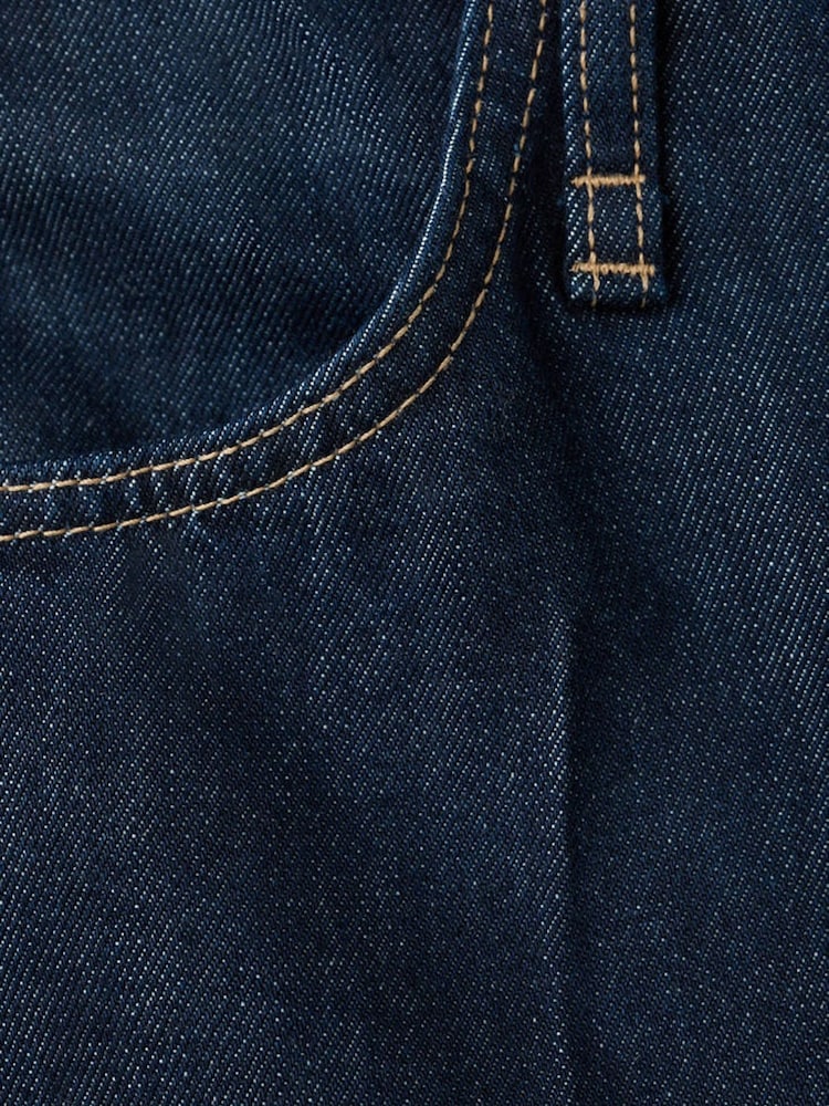 Mango Blue Waist Detail Bermuda Shorts - Image 7 of 7