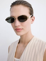 Mango Yellow Tailored Longline Vest - Image 3 of 7