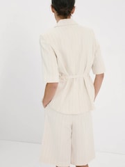 Mango Cream Short Sleeve Suit Jacket - Image 3 of 7