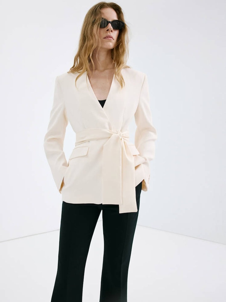 Mango Cream Blazer - Image 1 of 6