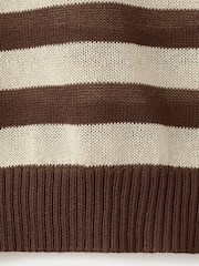 Mango Brown Short Sleeve Knitted Top - Image 7 of 7