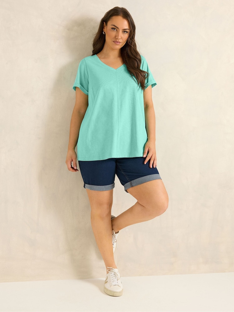 Evans Blue Slub T-Shirt - Image 2 of 5