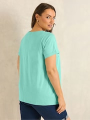 Evans Blue Slub T-Shirt - Image 3 of 5