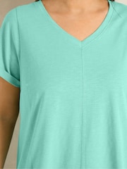 Evans Blue Slub T-Shirt - Image 4 of 5