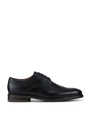 Jones Bootmaker Black Leather Longwood Derby Brogues - Image 1 of 5
