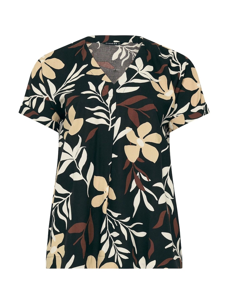 Evans Black Pleated Swing Top - Image 5 of 5