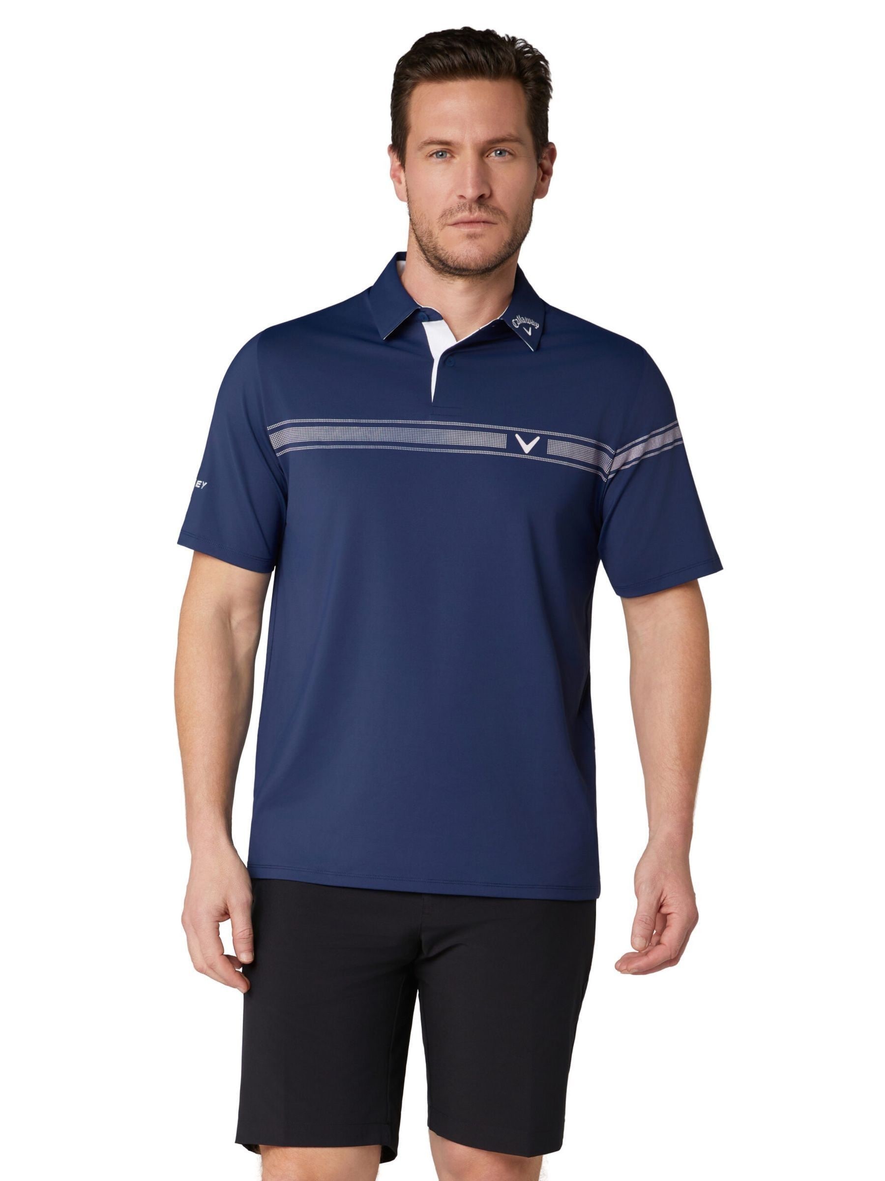 Callaway Men's Peacoat 410 Odyssey Block Golf Polo Shirt Cgksg0b9 - / S - Clarkes Golf - Image 5