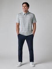 Callaway Golf Grey Jacquard Polo Shirt - Image 1 of 6