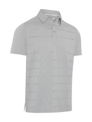 Callaway Golf Grey Jacquard Polo Shirt - Image 5 of 6