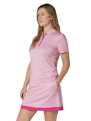 Callaway Golf Deco Geo Print Mesh Insert Polo Shirt - Bild 3 von 6