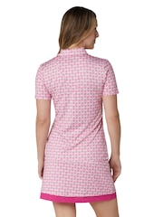 Callaway Golf Deco Geo Print Mesh Insert Polo Shirt - Bild 4 von 6