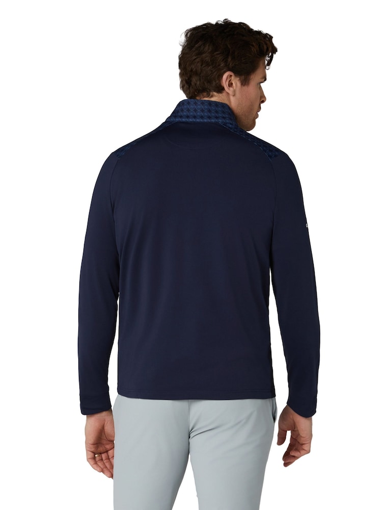 Callaway Golf Blue Odyssey Block Polo Printed Pullover Jumper - Image 2 of 6