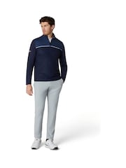 Callaway Golf Blue Odyssey Block Polo Printed Pullover Jumper - Image 4 of 6