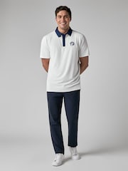Callaway Golf White Graphic Polo Shirt - Image 4 of 6