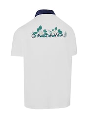 Callaway Golf White Graphic Polo Shirt - Image 6 of 6