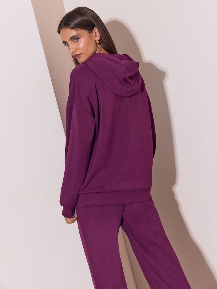 Morado - Lipsy Hoodie with Modal - Imagen 5 de 5 Morado - Lipsy Hoodie with Modal - Imagen 5 de 5
