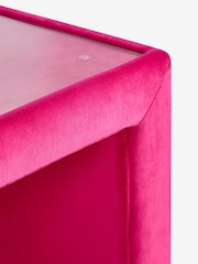 Rockett St George Luxe Needlecord Velvet Harrys Pink Starlet Side Table - Image 7 of 7