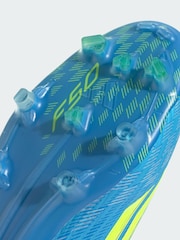 adidas Blue F50 Pro Firm Ground Football Boots - Image 4 of 4