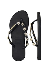 Havaianas Black Slim Stylish Flip Flops - Image 4 of 5