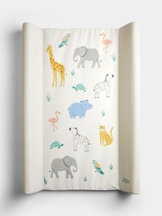 JoJo Maman Bébé Off-White Safari Side Support Changing Mat - Image 1 of 4