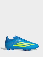 adidas Blue F50 League Firm Ground / Multi Ground Football Boots - Image 3 of 9