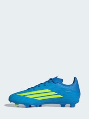 adidas Blue F50 League Firm Ground / Multi Ground Football Boots - Image 4 of 9