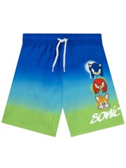 Character Blue Sonic The Hedgehog Swim Shorts - Image 1 of 11
