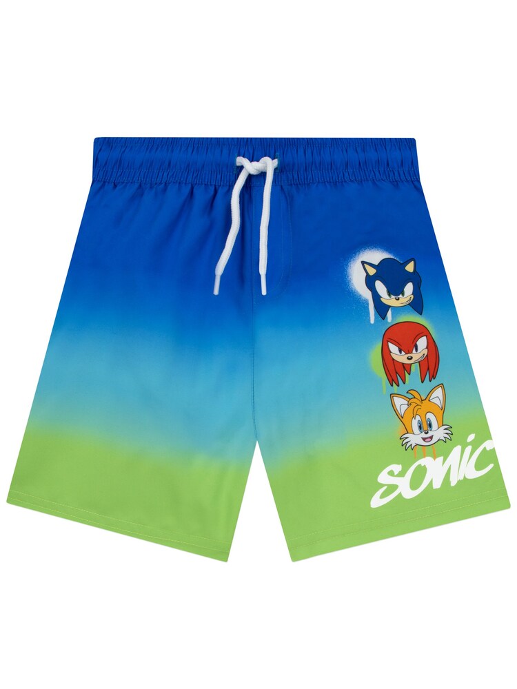 Character Blue Sonic The Hedgehog Swim Shorts - Image 1 of 11