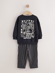 Ecru Crew Neck Joggers Set 4 Piece (3mths-7yrs) - Image 10 of 12