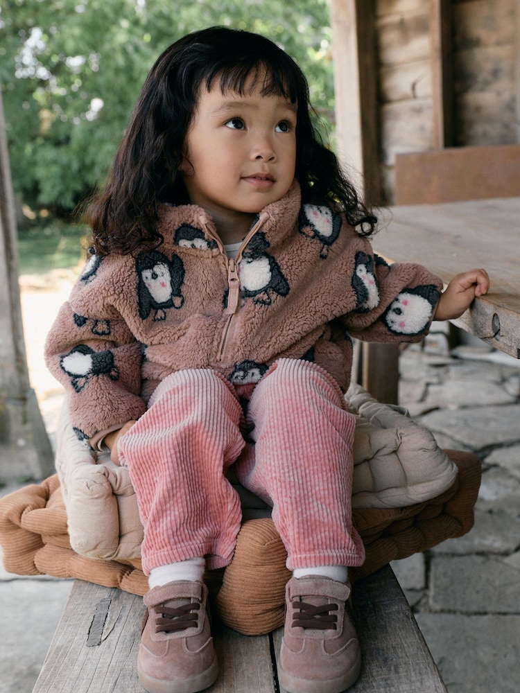Brown Penguin Half Zip Fleece (3mths-7yrs) - Image 2 of 8 Brown Penguin Half Zip Fleece (3mths-7yrs) - Image 2 of 8