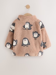 Brown Penguin Half Zip Fleece (3mths-7yrs) - Image 6 of 8