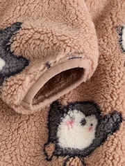 Brown Penguin Half Zip Fleece (3mths-7yrs) - Image 8 of 8
