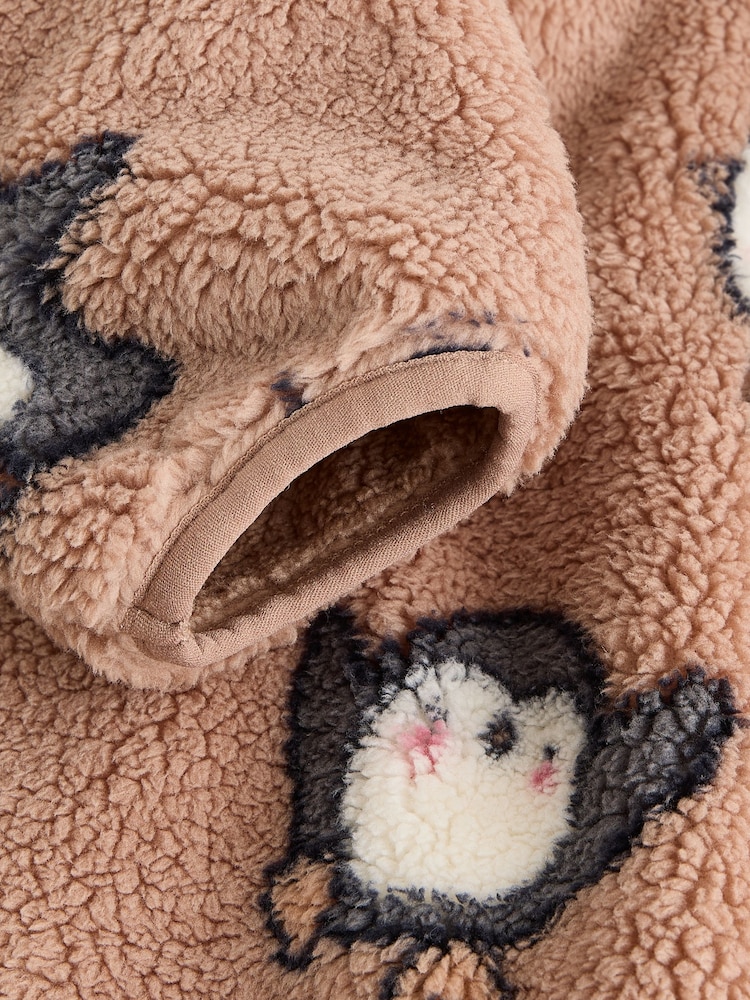 Brown Penguin Half Zip Fleece (3mths-7yrs) - Image 8 of 8 Brown Penguin Half Zip Fleece (3mths-7yrs) - Image 8 of 8