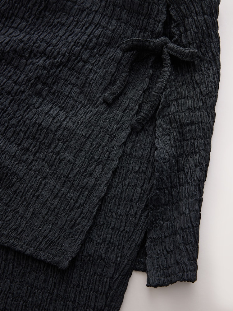 Black Skirt Layered Kickflare Trousers (3-16yrs) - Image 4 of 4