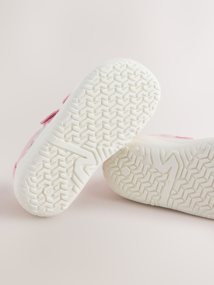 粉色 - Peppa Pig Barefoot Leather Touch Fastening Trainers - 圖片 7，共 7