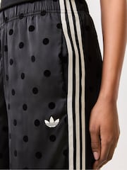 adidas Originals Black Polka Dot Wide Leg Trousers - Image 4 of 5
