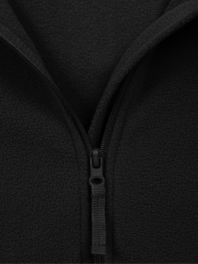 Mountain Warehouse Black Camber II Kids Full Zip Fleece - Image 5 of 5 Mountain Warehouse Black Camber II Kids Full Zip Fleece - Image 5 of 5