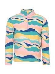 Mountain Warehouse Pink Endeavour Printed Half-Zip Fleece - Image 1 of 4