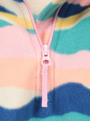 Mountain Warehouse Pink Endeavour Printed Half-Zip Fleece - Image 4 of 4