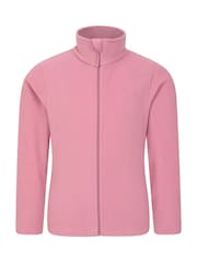 Рожевий - Mountain Warehouse Camber II Kids Повний фліс на блискавці - Image 2 of 6
