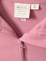 Рожевий - Mountain Warehouse Camber II Kids Повний фліс на блискавці - Image 6 of 6