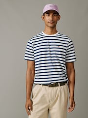 Aubin Blue Fore Striped T-Shirt - Image 1 of 3