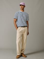 Aubin Blue Fore Striped T-Shirt - Image 2 of 3