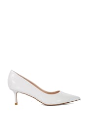 Dune London White Wf Achievable Court Shoes - Image 2 of 6