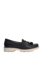 Dune London Black Gwen Loafer Shoes - Image 1 of 5