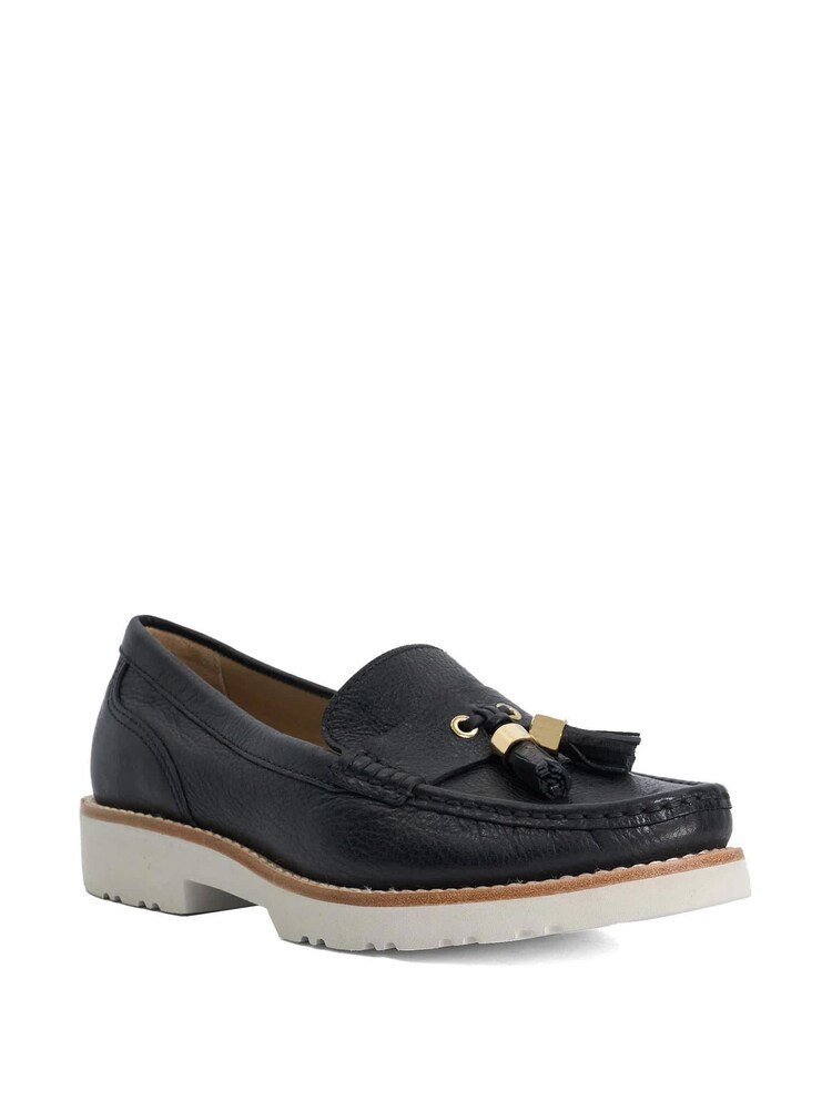 Dune London Black Gwen Loafer Shoes - Image 2 of 5