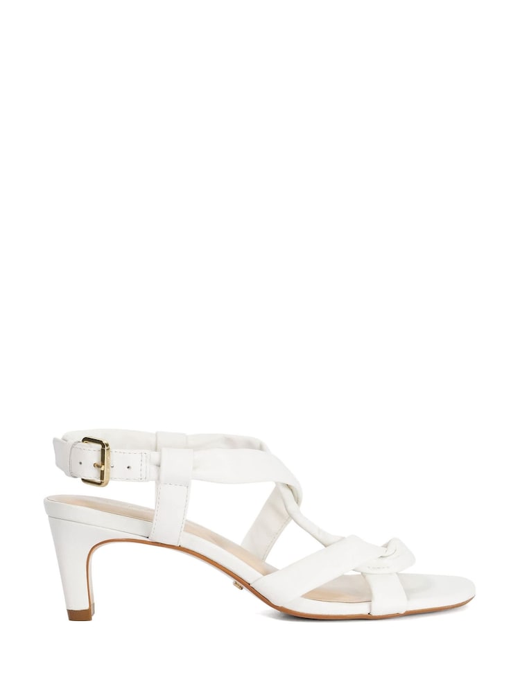 Dune London White Motivating Smart Sandals - Image 2 of 6